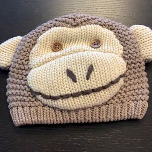 Baby GAP monkey beanie